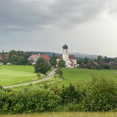 Ferienwohnung Panorama Saentisblick Hergatz Exterior foto
