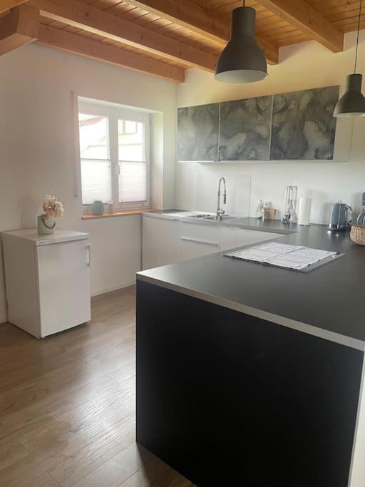 Ferienwohnung Panorama Saentisblick Hergatz Exterior foto