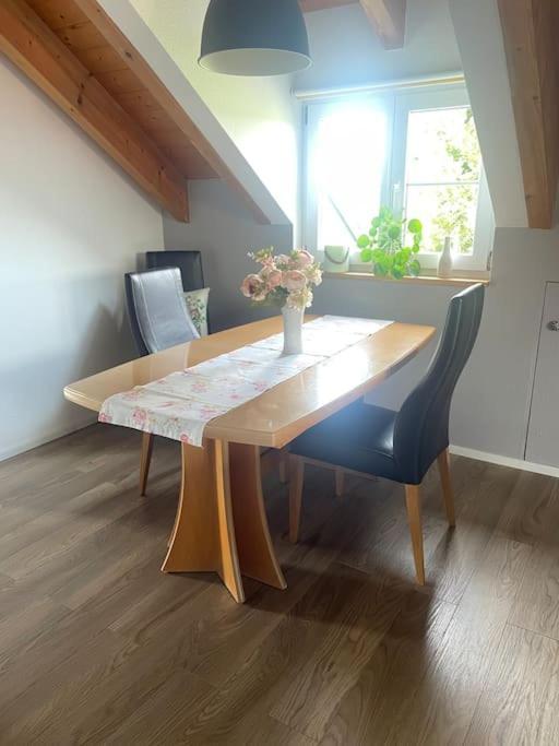 Ferienwohnung Panorama Saentisblick Hergatz Exterior foto