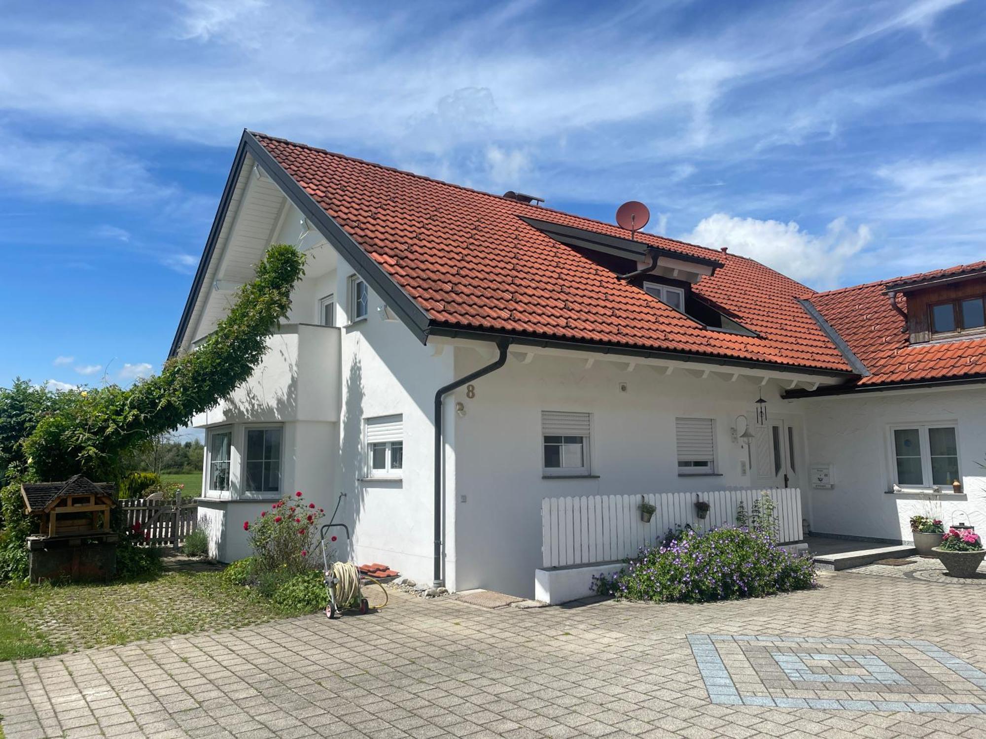 Ferienwohnung Panorama Saentisblick Hergatz Exterior foto